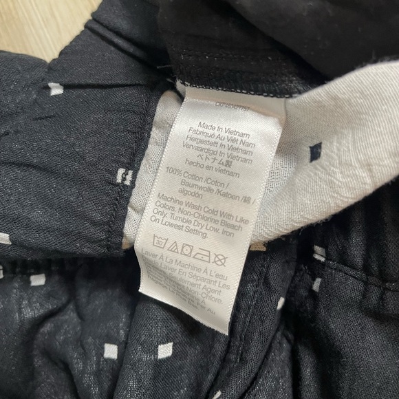 Madewell Jacquard Easy Pull-On Shorts in Square Spot Small - Picture 4 of 6